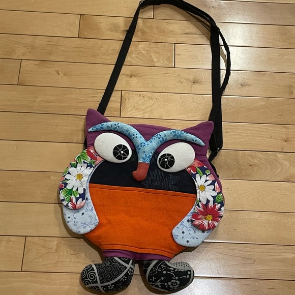 Cute Owl Multicolour Bag - Picture 1 of 8